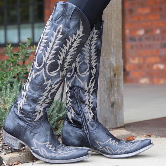 Old Gringo Shoes - Old Gringo Mayra Bis Midnight Blue Western Cowboy Cowgirl Boots